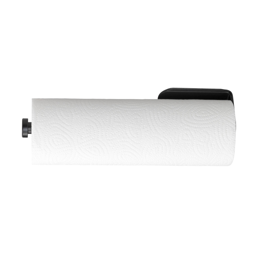 WENKO 53214100 - NIO Roll Holder 27.5 x 7 cm, Black