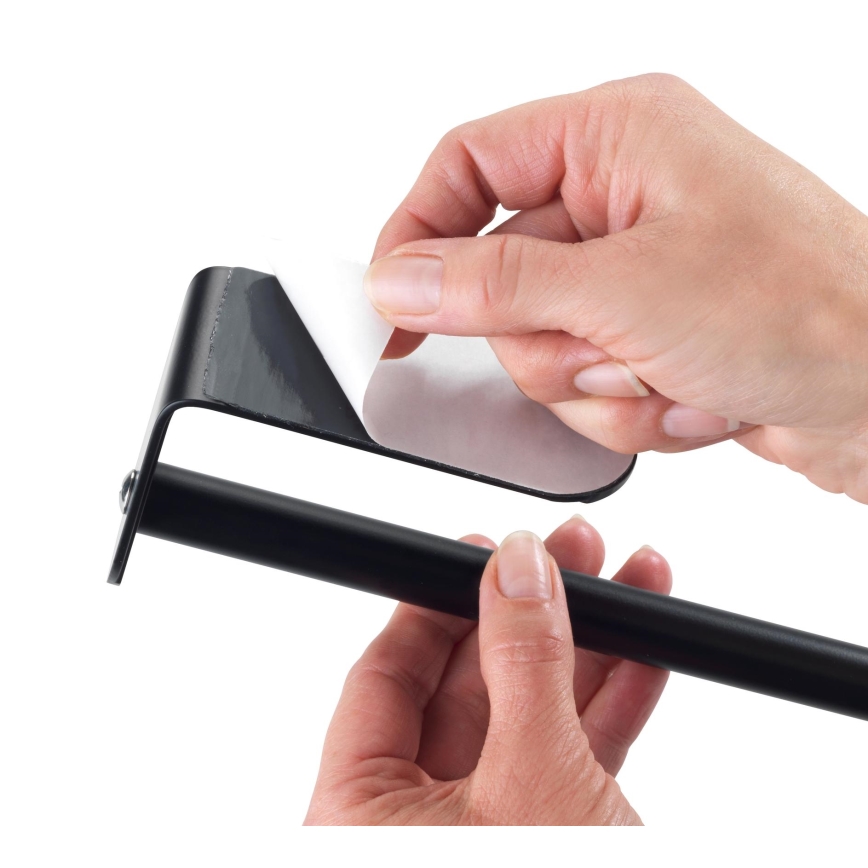 WENKO 53214100 - NIO Roll Holder 27.5 x 7 cm, Black