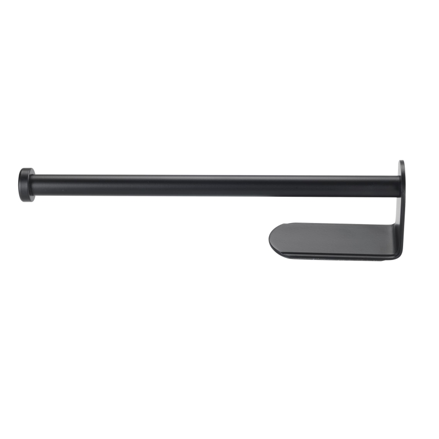WENKO 53214100 - NIO Roll Holder 27.5 x 7 cm, Black