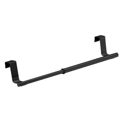 WENKO 53246100 - Towel Holder 7x6 cm Stainless Steel/Black
