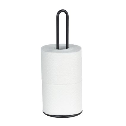WENKO 53256100 - Paper towel holder 12.5 x 32.5 cm, black