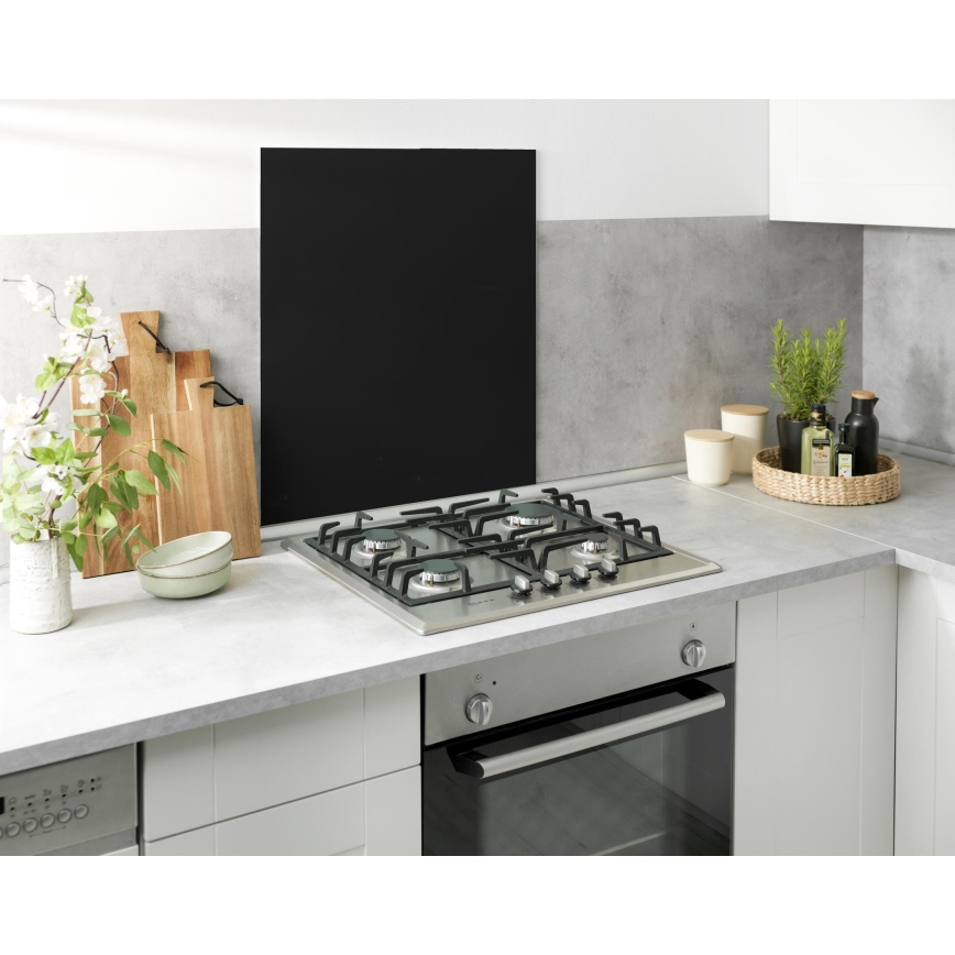 WENKO 53881100 - BLACK Protective Panel 60x70 cm black