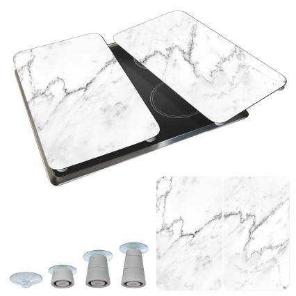 WENKO 53895100 - Cover plate 30x52 cm vibrant multicolored/gray/clear
