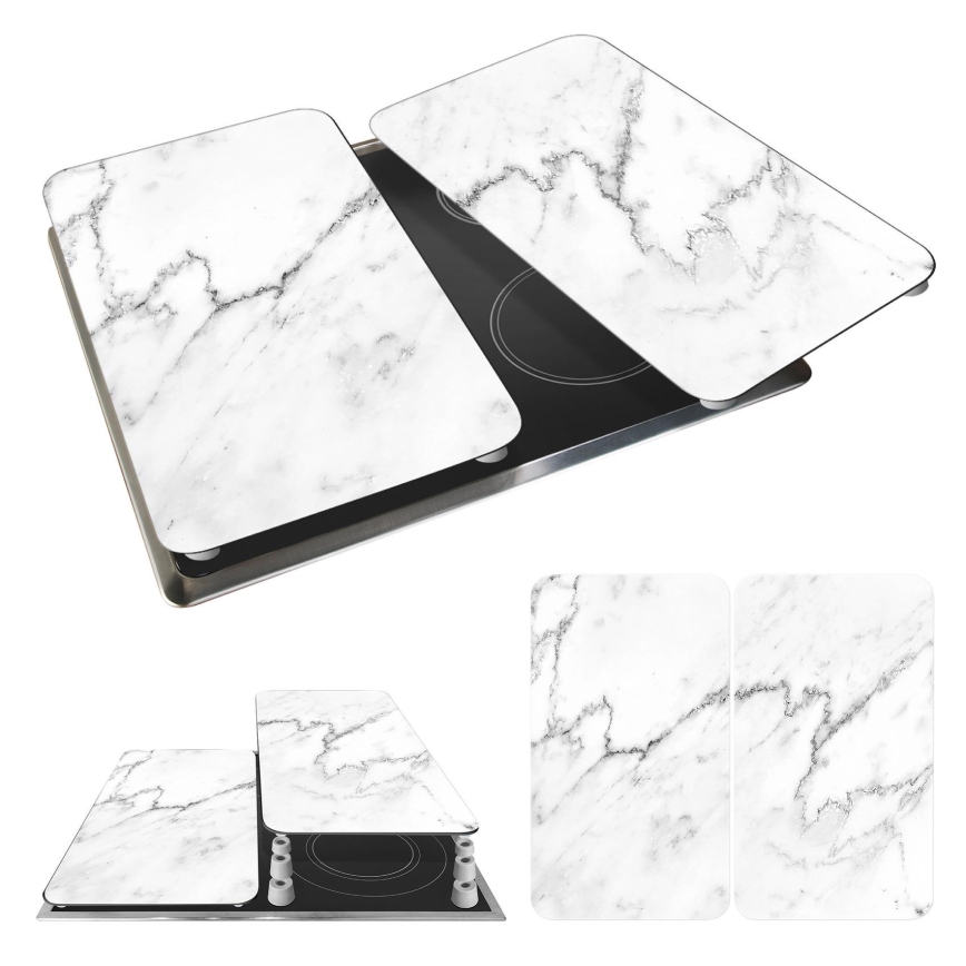 WENKO 53895100 - Cover plate 30x52 cm vibrant multicolored/gray/clear