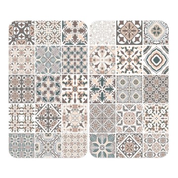WENKO 53904100 - Stovetop cover 30x52 cm multicoloured/grey/clear