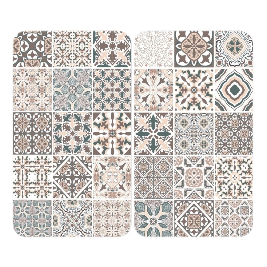 WENKO 53904100 - Stovetop cover 30x52 cm multicoloured/grey/clear
