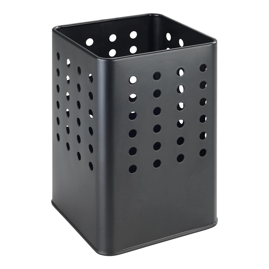 WENKO 54017100 - Cutlery Holder SILIO 11.5 x 16.5 cm Black
