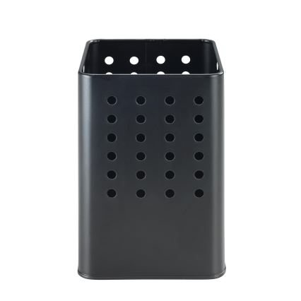 WENKO 54017100 - Cutlery Holder SILIO 11.5 x 16.5 cm Black