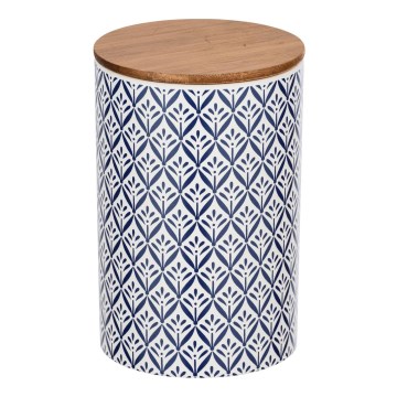 WENKO 54096100 - LORCA Storage Box 12.5 x 18.5 cm multicolored/brown/grey