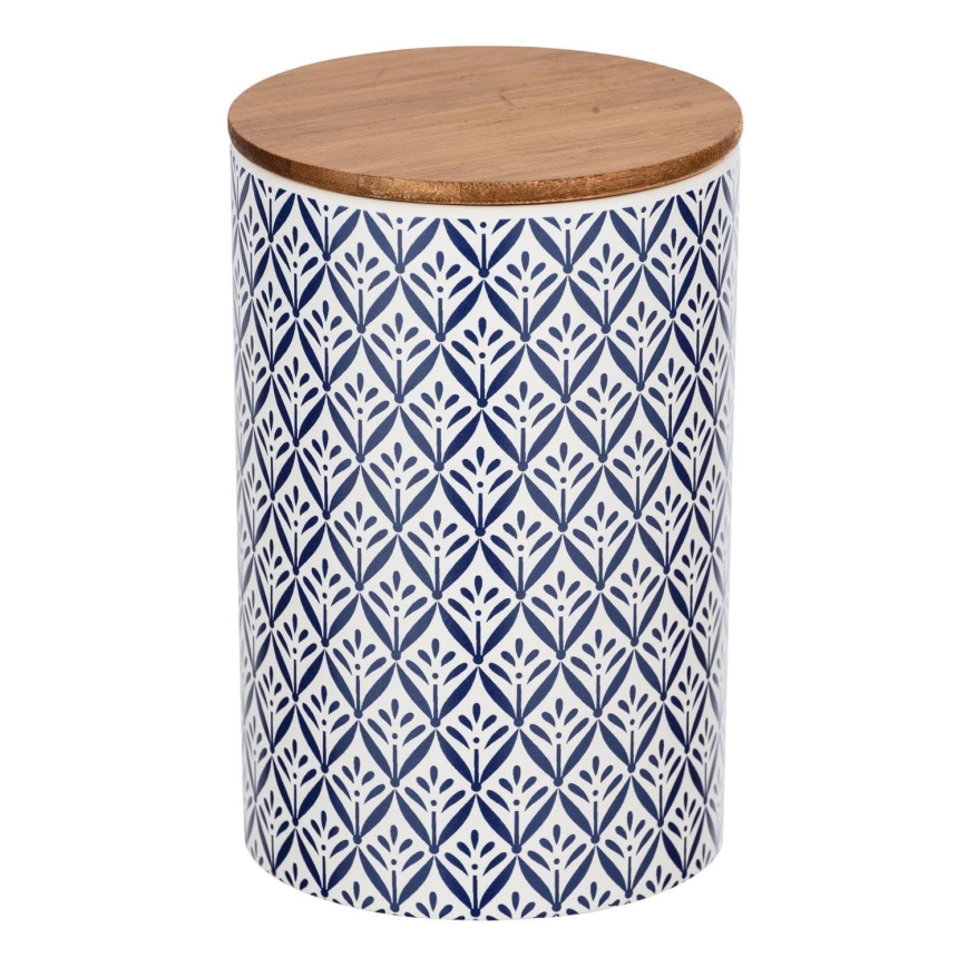 WENKO 54096100 - LORCA Storage Box 12.5 x 18.5 cm multicolored/brown/grey