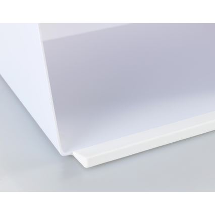 WENKO 54099100 - KUBO Bread Bin 35 x 26.5 cm White/Brown