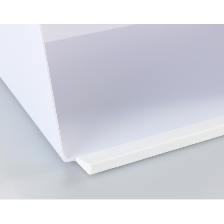 WENKO 54099100 - KUBO Bread Bin 35 x 26.5 cm White/Brown