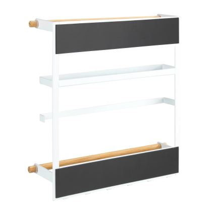 WENKO 54113100 - MAGNA Organizer 33x34 cm White/Brown/Black