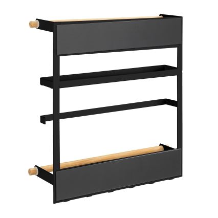 WENKO 54114100 - MAGNA Organizer 33 x 34 cm, Black/Brown