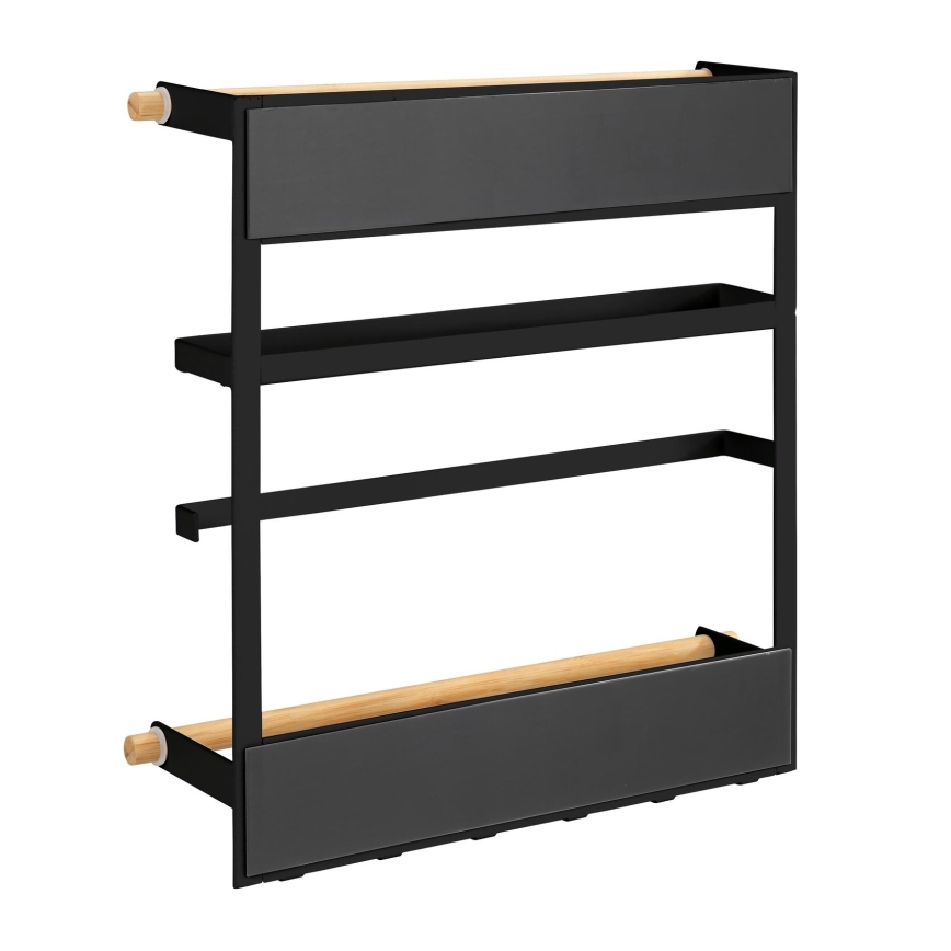 WENKO 54114100 - MAGNA Organizer 33 x 34 cm, Black/Brown