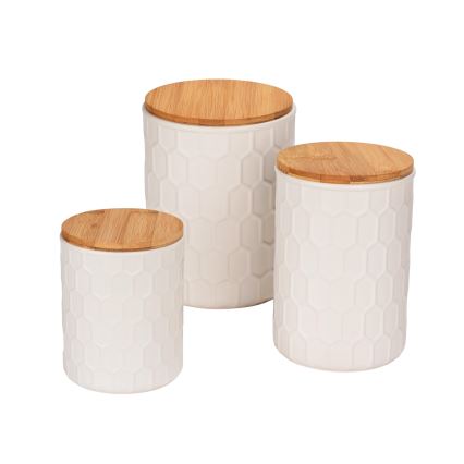 WENKO 54222100 - Box MAYA 13 x 17 cm white/brown