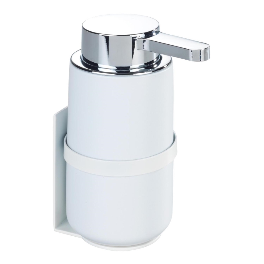 WENKO 54655100 - WOYA 250 ml Soap Dispenser, white/glossy chrome