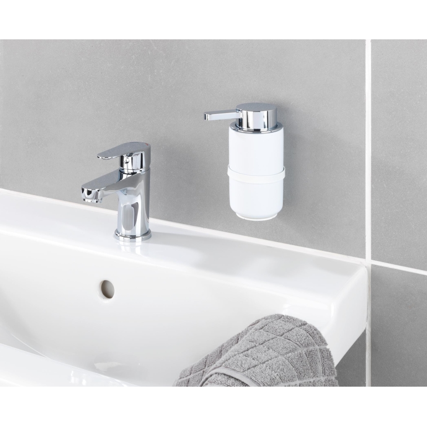 WENKO 54655100 - WOYA 250 ml Soap Dispenser, white/glossy chrome
