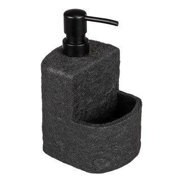 WENKO 54667100 - FESTIVAL soap dispenser 10,5x18 cm black