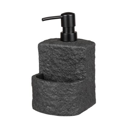 WENKO 54667100 - FESTIVAL soap dispenser 10,5x18 cm black