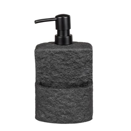 WENKO 54667100 - FESTIVAL soap dispenser 10,5x18 cm black