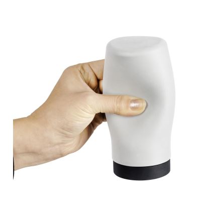 WENKO 54670100 - EASY SQUEEZ-E Dispenser 6x14 cm white/black