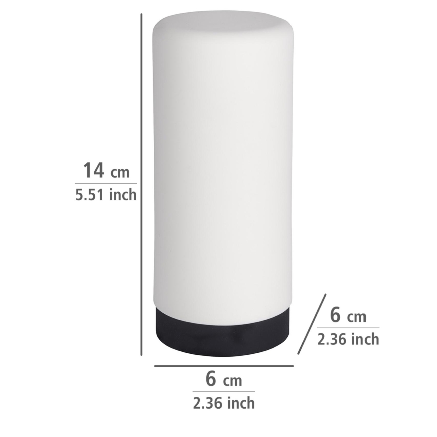 WENKO 54670100 - EASY SQUEEZ-E Dispenser 6x14 cm white/black