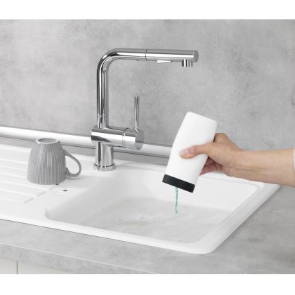 WENKO 54670100 - EASY SQUEEZ-E Dispenser 6x14 cm white/black