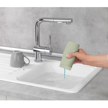 WENKO 54674100 - EASY SQUEEZ-E Dispenser 6x14 cm, Green