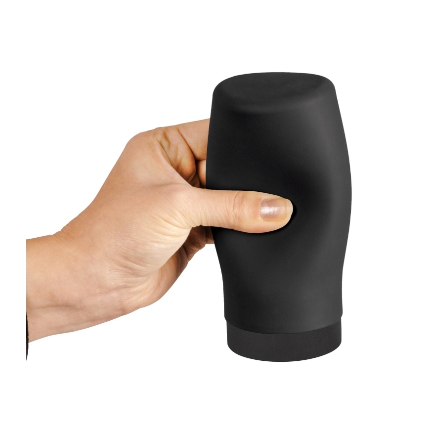 WENKO 54675100 - EASY SQUEEZ-E Soap Dispenser 6x14 cm Black