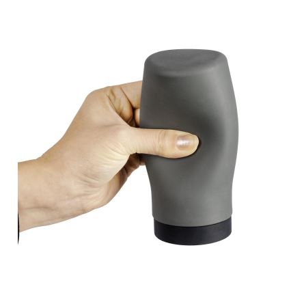 WENKO 54680100 - EASY SQUEEZ-E Dispenser 6x14 cm grey/black