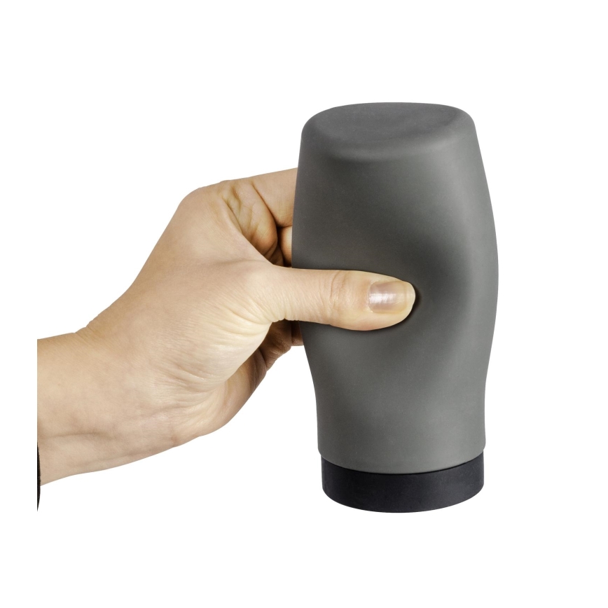 WENKO 54680100 - EASY SQUEEZ-E Dispenser 6x14 cm grey/black