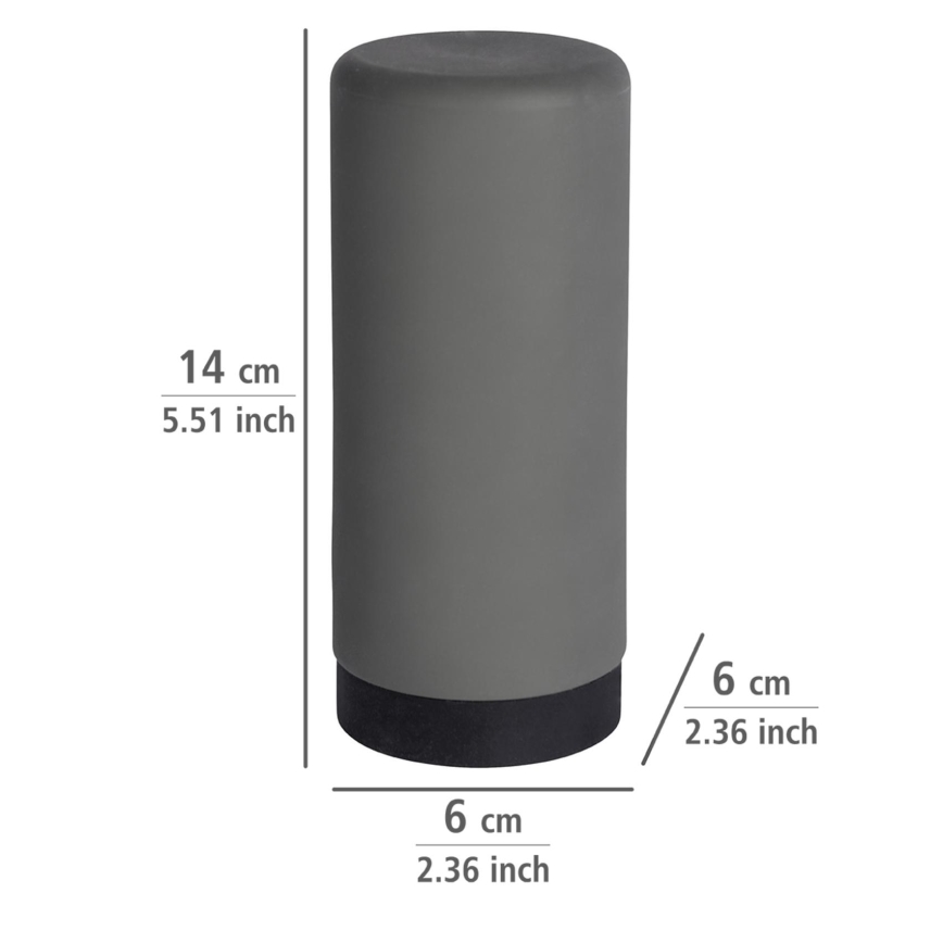WENKO 54680100 - EASY SQUEEZ-E Dispenser 6x14 cm grey/black