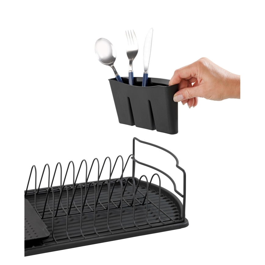WENKO 54767100 - BASIC Drip Tray 47.5 x 26.5 cm, Black