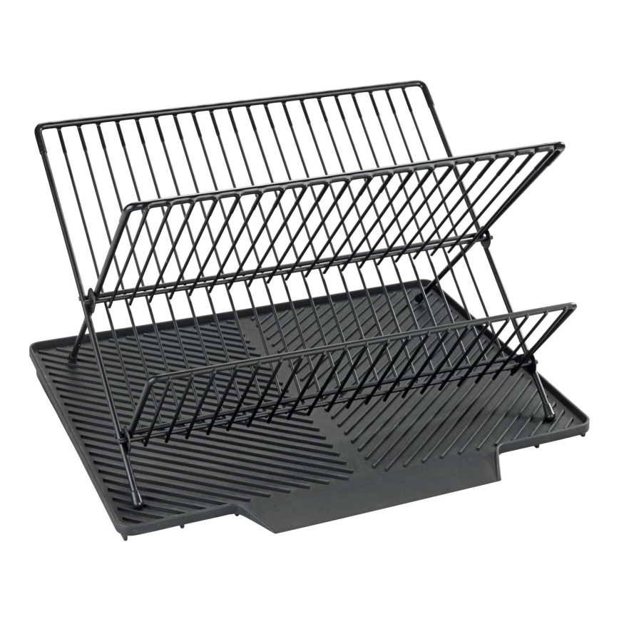 WENKO 54771100 - NELIA Dish Drainer 34x40 cm, Black