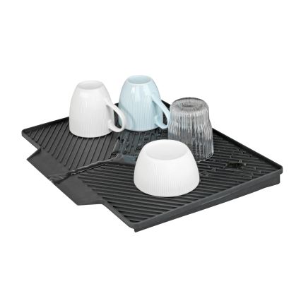 WENKO 54771100 - NELIA Dish Drainer 34x40 cm, Black