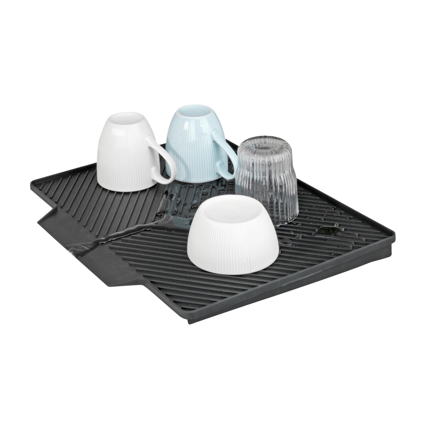 WENKO 54771100 - NELIA Dish Drainer 34x40 cm, Black