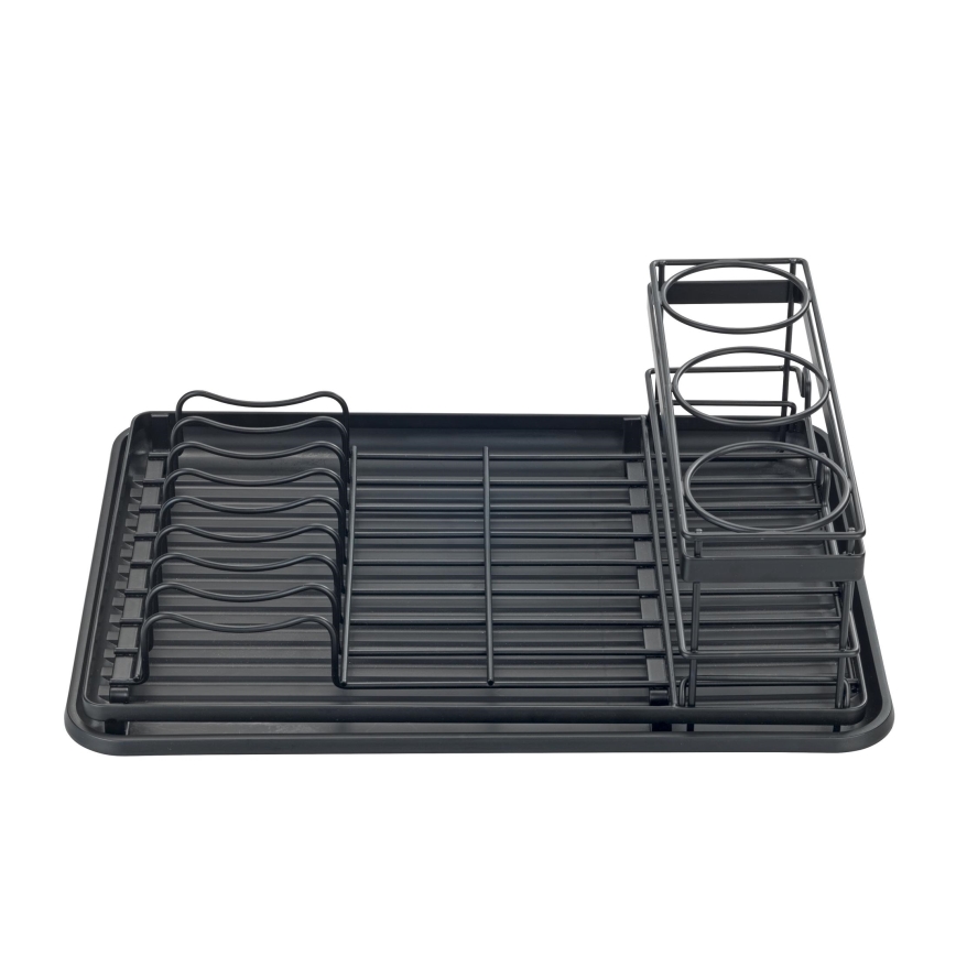 WENKO 54798100 - AMY Dish Drainer 42.5 x 31.5 cm, Black