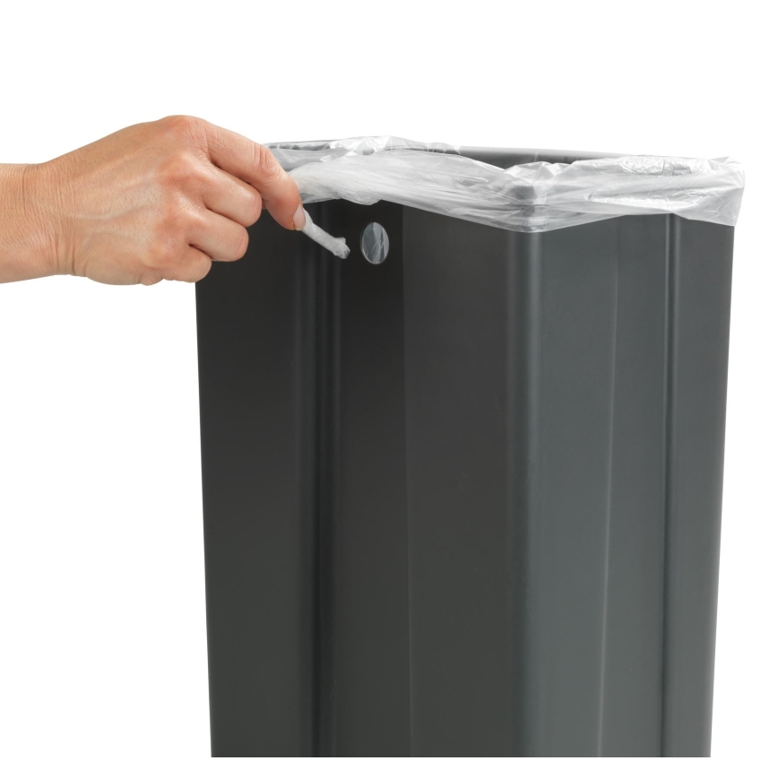WENKO 54903100 - Door-mounted basket 26x36,5 cm grey/silver
