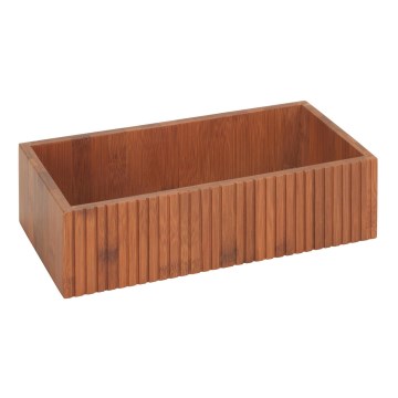 WENKO 54943100 - MERA Storage Box 30 x 15 cm, Brown