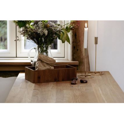 WENKO 54943100 - MERA Storage Box 30 x 15 cm, Brown