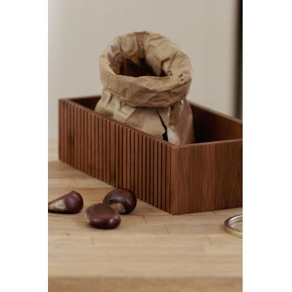 WENKO 54943100 - MERA Storage Box 30 x 15 cm, Brown