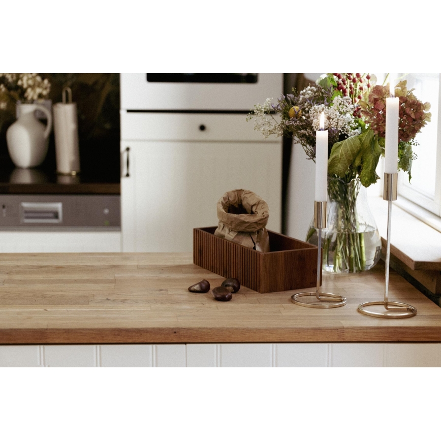 WENKO 54943100 - MERA Storage Box 30 x 15 cm, Brown