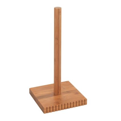 WENKO 54946100 - MERA Roll Holder 15x33 cm brown