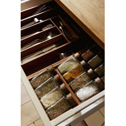 WENKO 54950100 - ANNI Spice Organizer 38x20 cm Brown