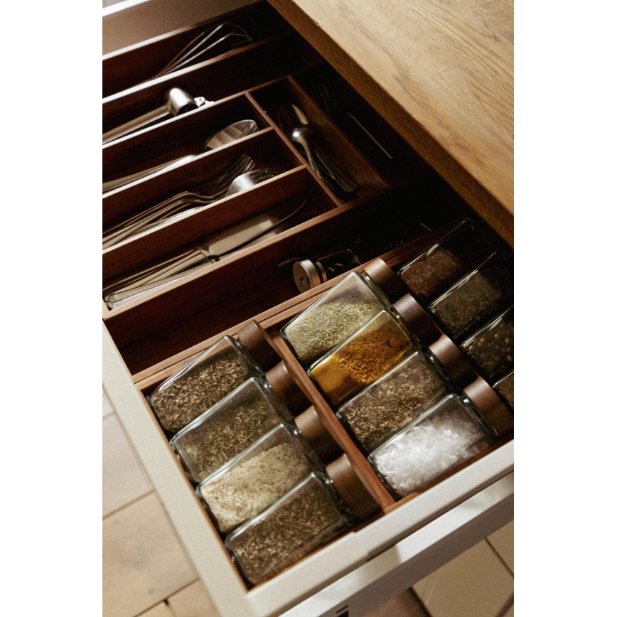 WENKO 54950100 - ANNI Spice Organizer 38x20 cm Brown