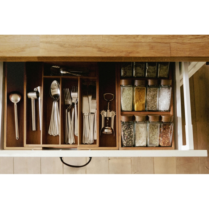 WENKO 54950100 - Spice Organizer ANNI 38x20 cm Brown