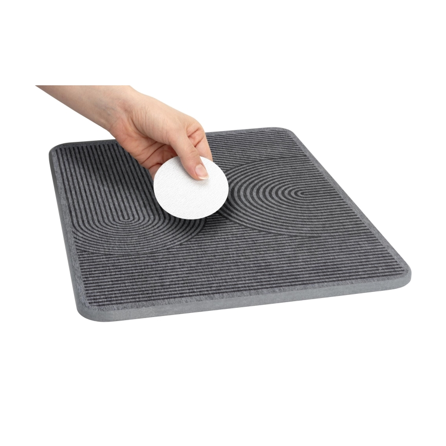 WENKO 54955100 - DAMON Dish Drying Mat 40x30 cm diatomite/grey