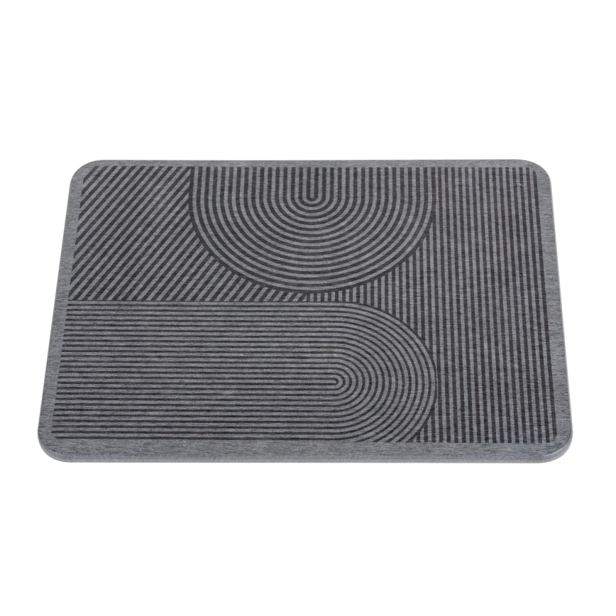 WENKO 54955100 - DAMON Dish Drying Mat 40x30 cm diatomite/grey