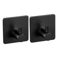 WENKO 55009100-Hook BLACK OUTDOOR KITCHEN 4,5x4,5 cm stainless steel/black